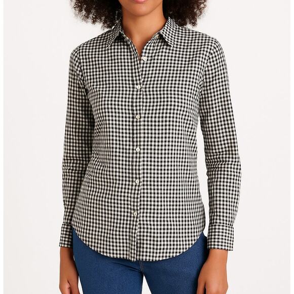 Steven Alan Reverse Seam Gingham Button Down Shirt Women's XS - Picture 1 of 9